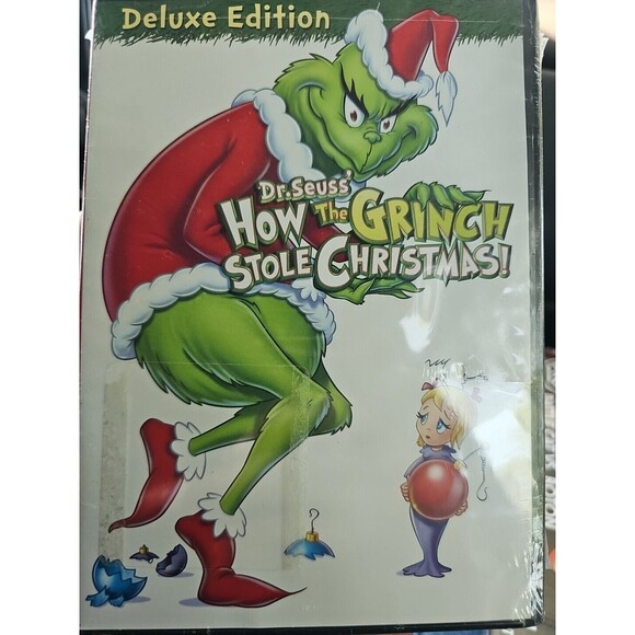 Dr. Seuss' How the Grinch Stole Christmas DVD (Deluxe Edition) NEW SEALED - Picture 1 of 2